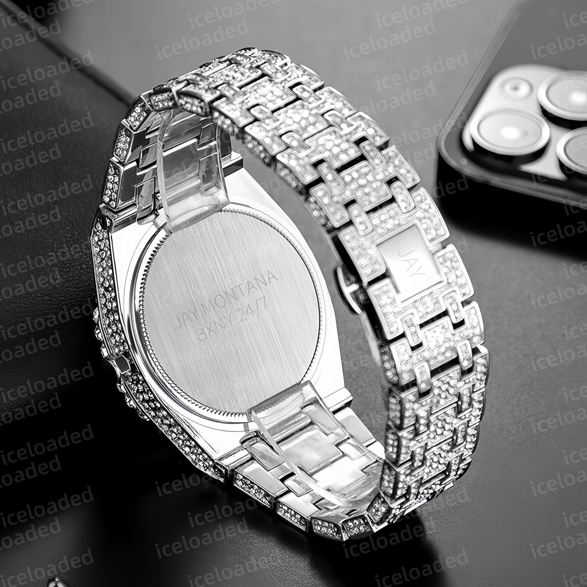 FrostChrono Custom Iced-Out Watch