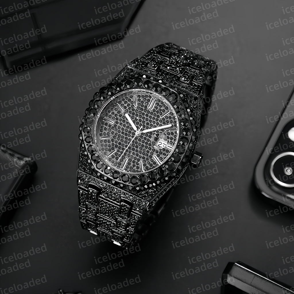 FrostChrono Custom Iced-Out Watch