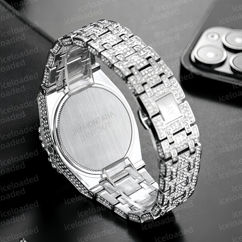 FrostChrono Custom Iced-Out Watch
