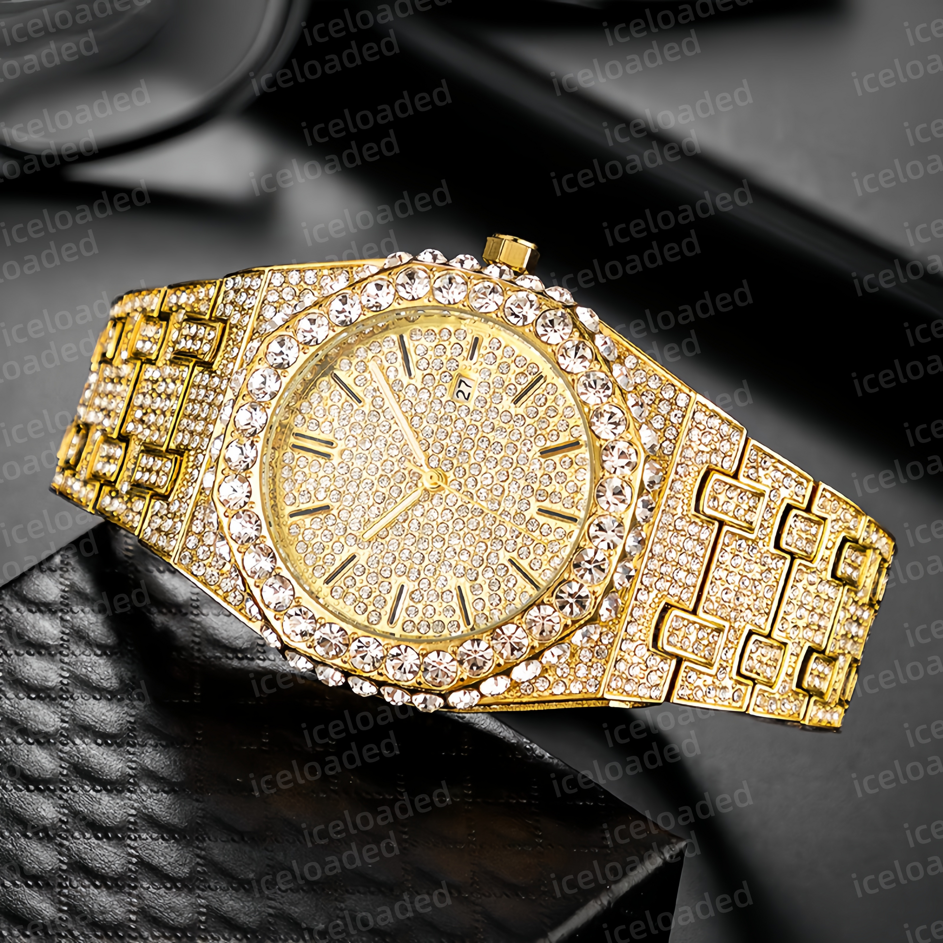 FrostChrono Custom Iced-Out Watch