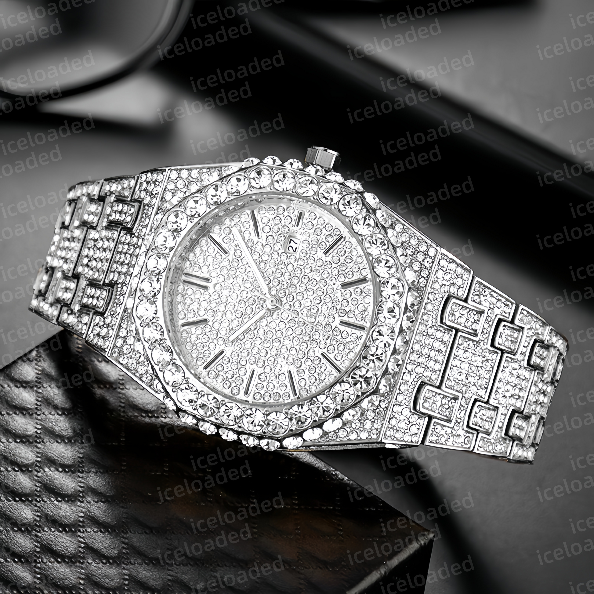 FrostChrono Custom Iced-Out Watch